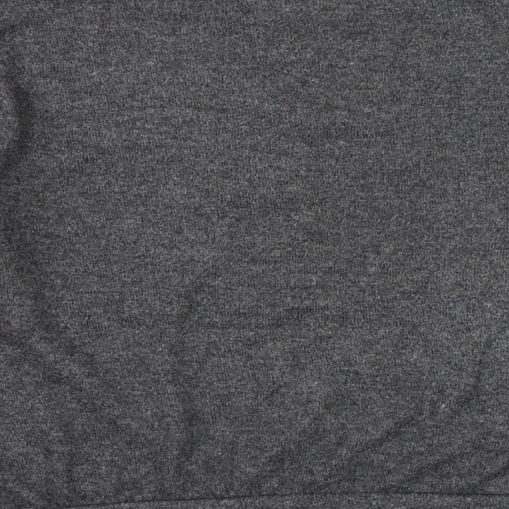 Love to Lounge Womens Grey Fleece Top Pyjama Top Size S - Puff Sleeve