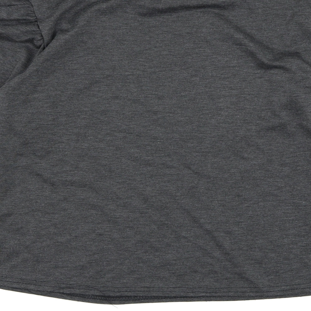 kaaya Womens Grey Pullover Sweatshirt Size M
