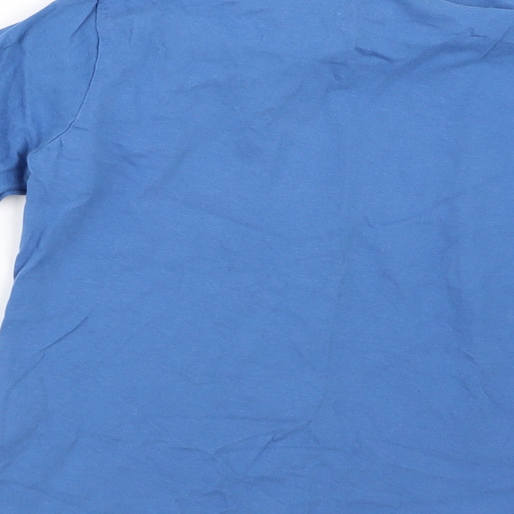 Boys Boys Blue Basic T-Shirt Size 5-6 Years