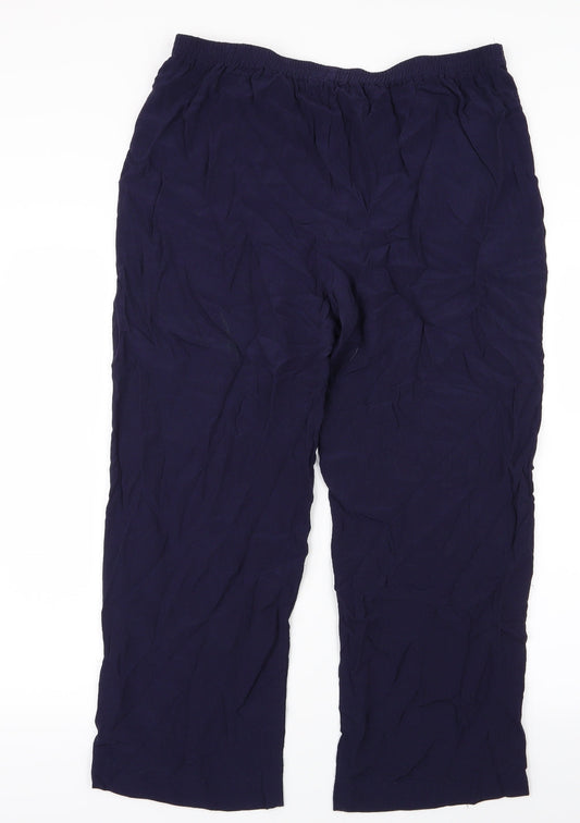 Gray & Osbourn Womens Blue Trousers Size 18 L24.5 in
