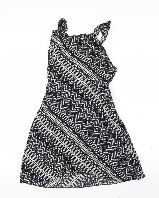 Wallis Womens Black Geometric Mini Size M