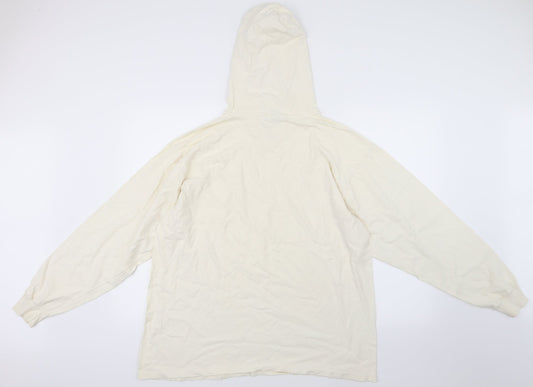 Gap Womens White Pullover Hoodie Size M