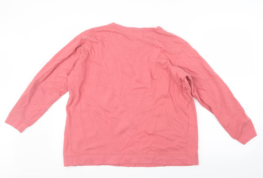 Pep&Co Womens Pink Pullover Jumper Size 14