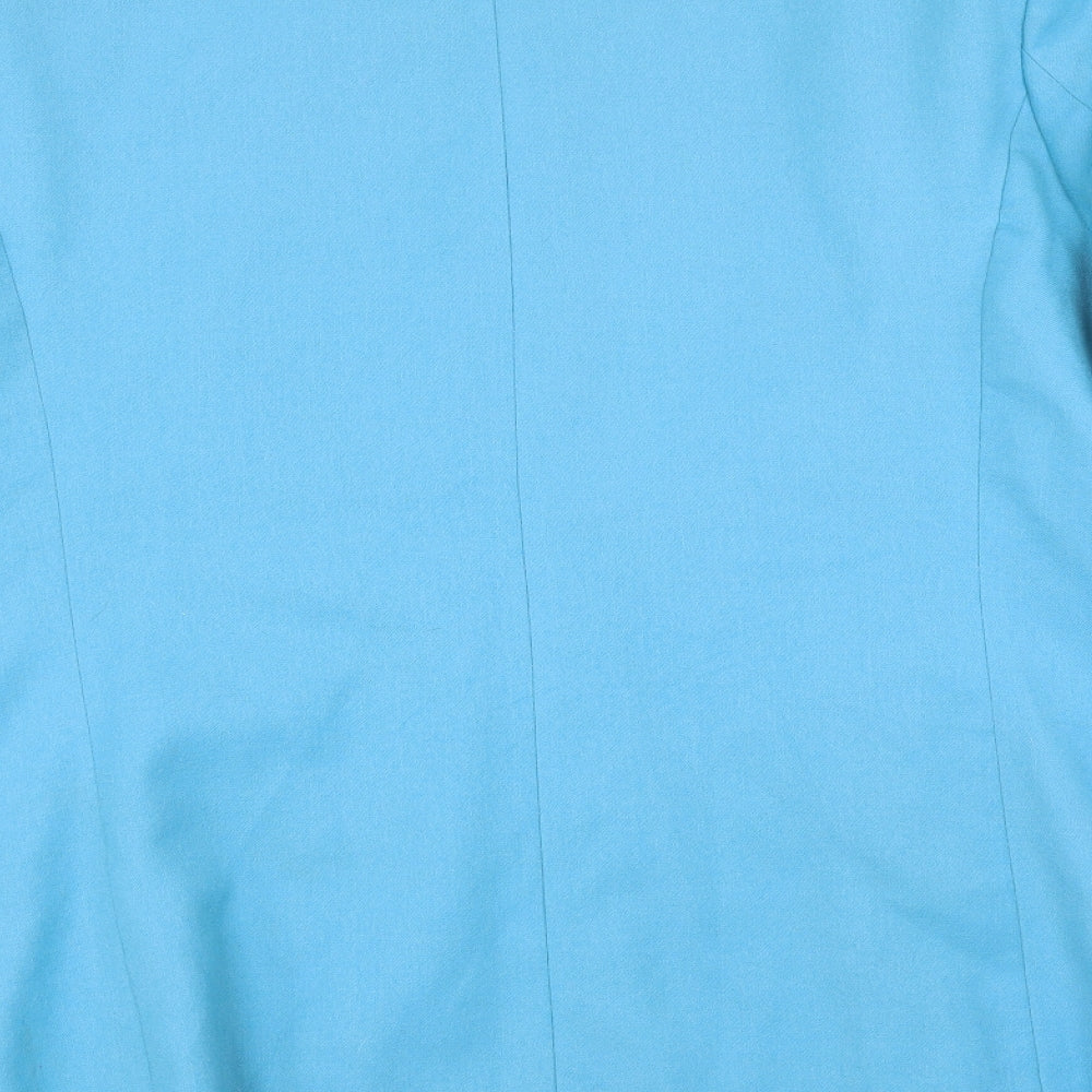 Vivienne Lawrence Womens Blue Jacket Suit Jacket Size 18