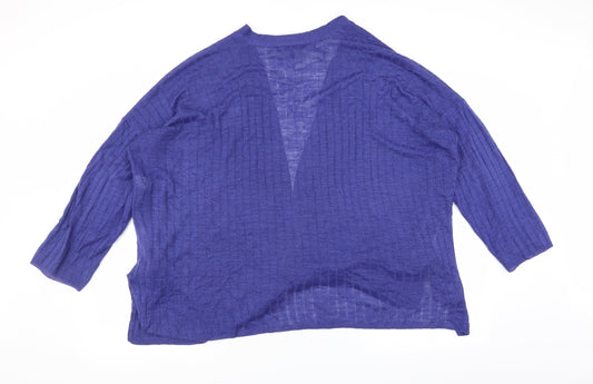 NEXT Womens Blue Cardigan Jumper Size XL