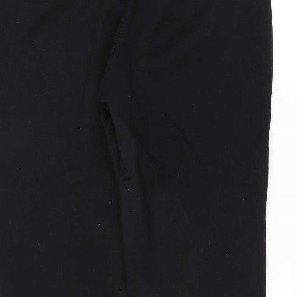 Marks and Spencer Womens Black Trousers Size 10 L25 in