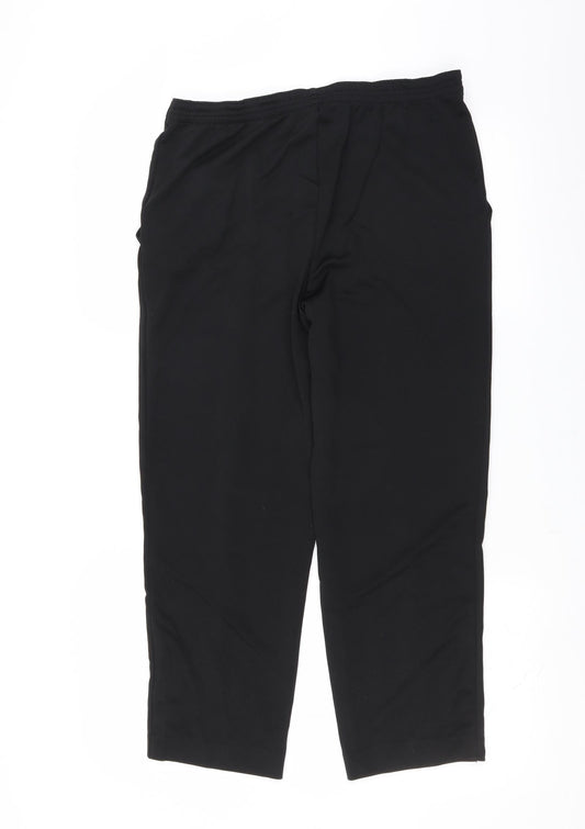 Bonmarché Womens Black Trousers Size 12 L26 in - jogger style