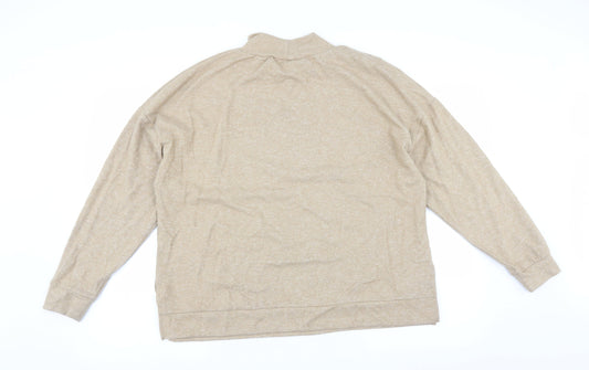 Marks and Spencer Womens Beige Pullover Jumper Size 12