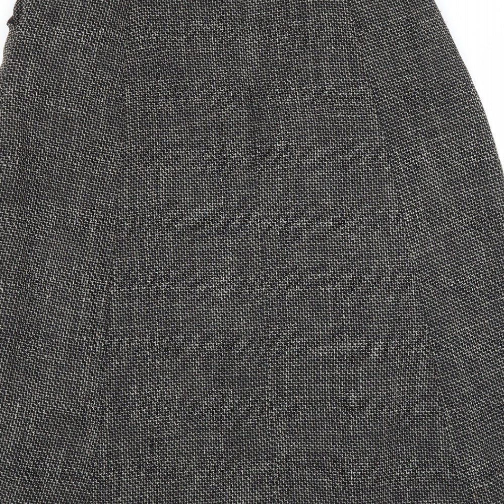 Brand and care label for Alex & Co women’s black maxi skirt, size UK 10