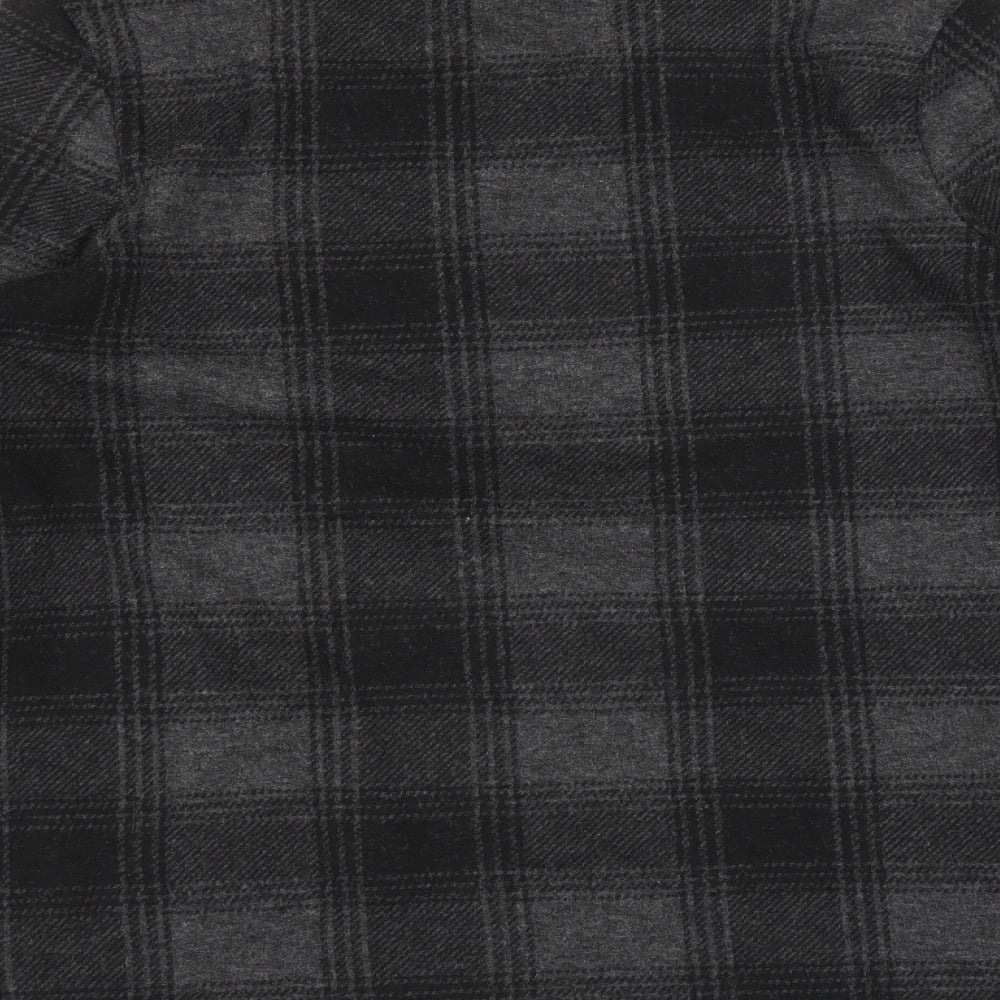 Sainsburys Womens Grey Check Pullover Jumper Size 10