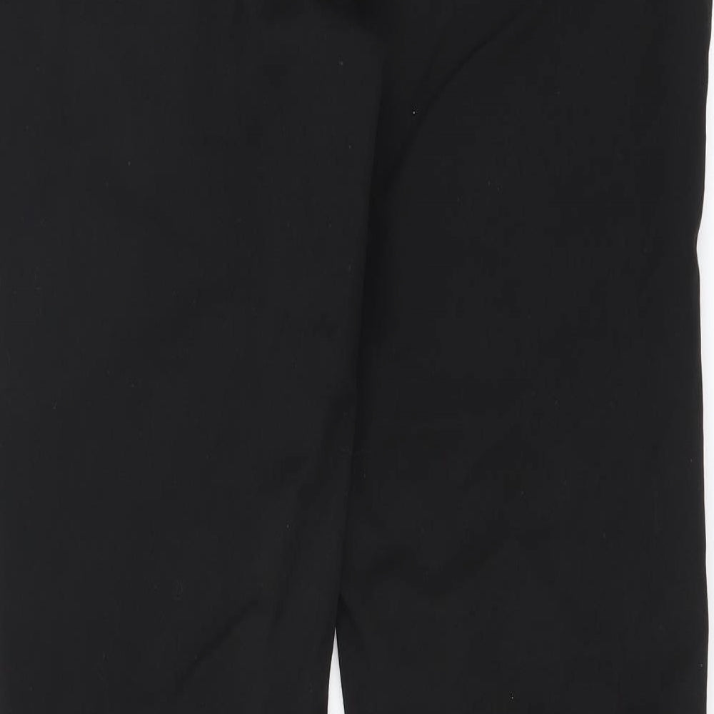 Brand and care label for Sainsburys women’s black trousers, size UK 10, 30-inch leg