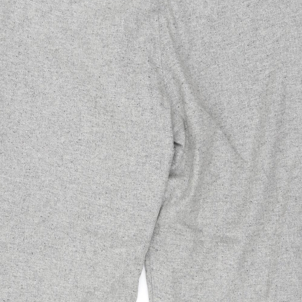 Brand and care label for Marks & Spencer women’s grey trousers, size UK 18, 25-inch leg