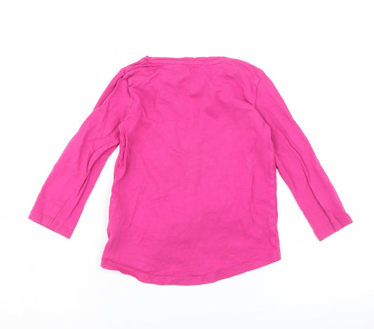 Blue Zoo Girls Pink Basic T-Shirt Size 2-3 Years - monster