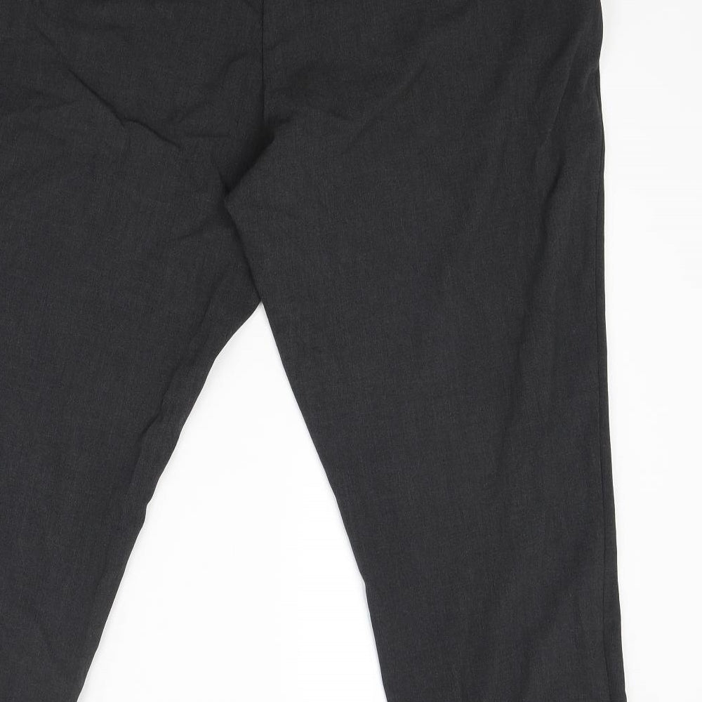 Marks and Spencer Womens Grey Trousers Size 20 L23 in