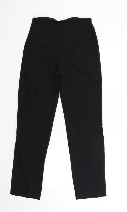 Marks and Spencer Womens Black Trousers Size 8 L27 in