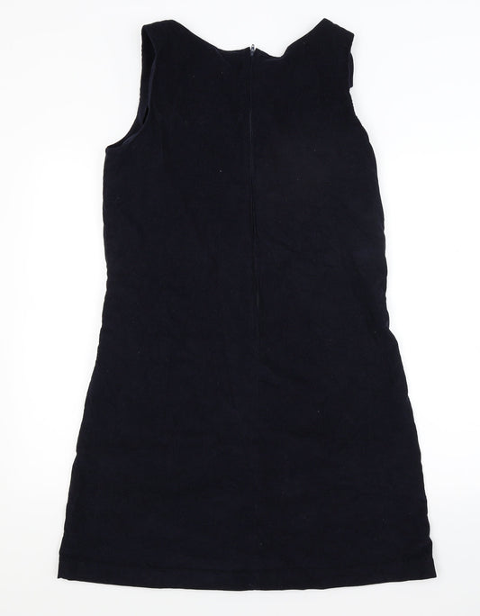 Preworn Womens Blue Corduroy A-Line Size M