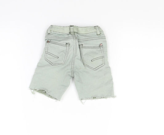 NEXT Boys Green Denim Chino Shorts Size 2-3 Years
