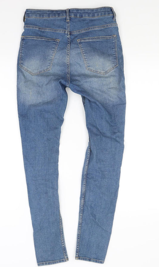 Divided Womens Blue Denim Skinny Jeans Size 10 L27 in