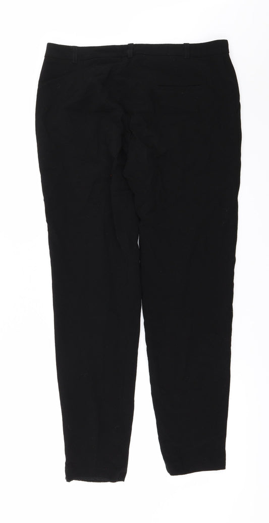 ASOS Womens Black Trousers Size 12 L27 in