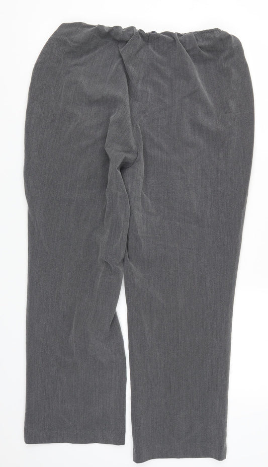 Classic Womens Grey Trousers Size 18 L26 in
