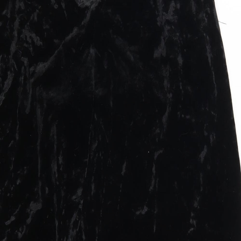 Light Before Dark Womens Black Cropped Trousers Size M L22 in
