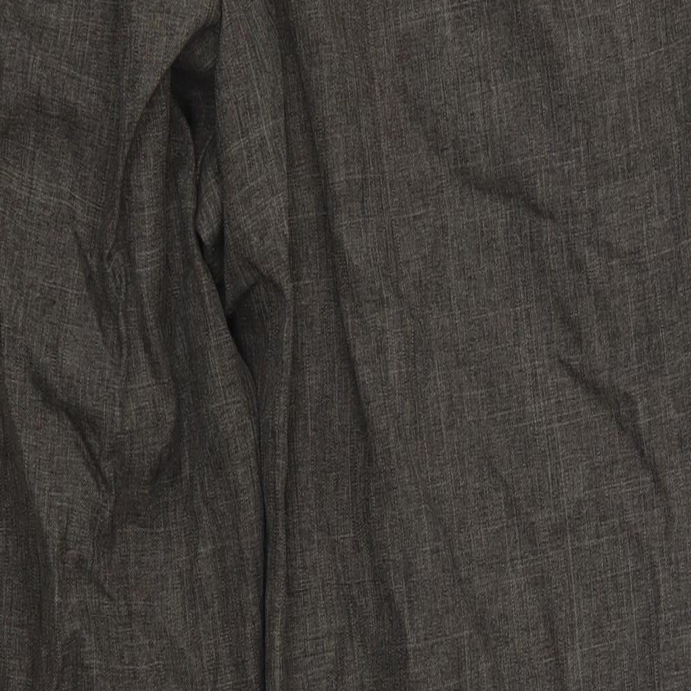 Marks and Spencer Mens Brown Trousers Size 34 L28 in