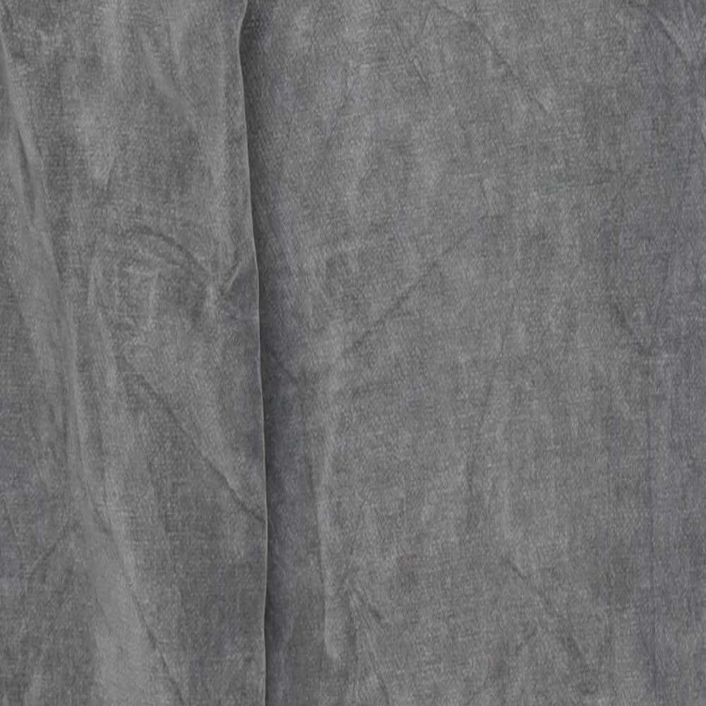 Brand and care label for Cherokee women’s grey trousers, size UK 14, 30-inch leg