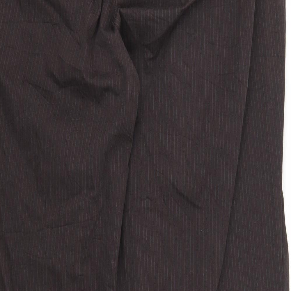 NEXT Womens Brown Trousers Size 14 L30 in