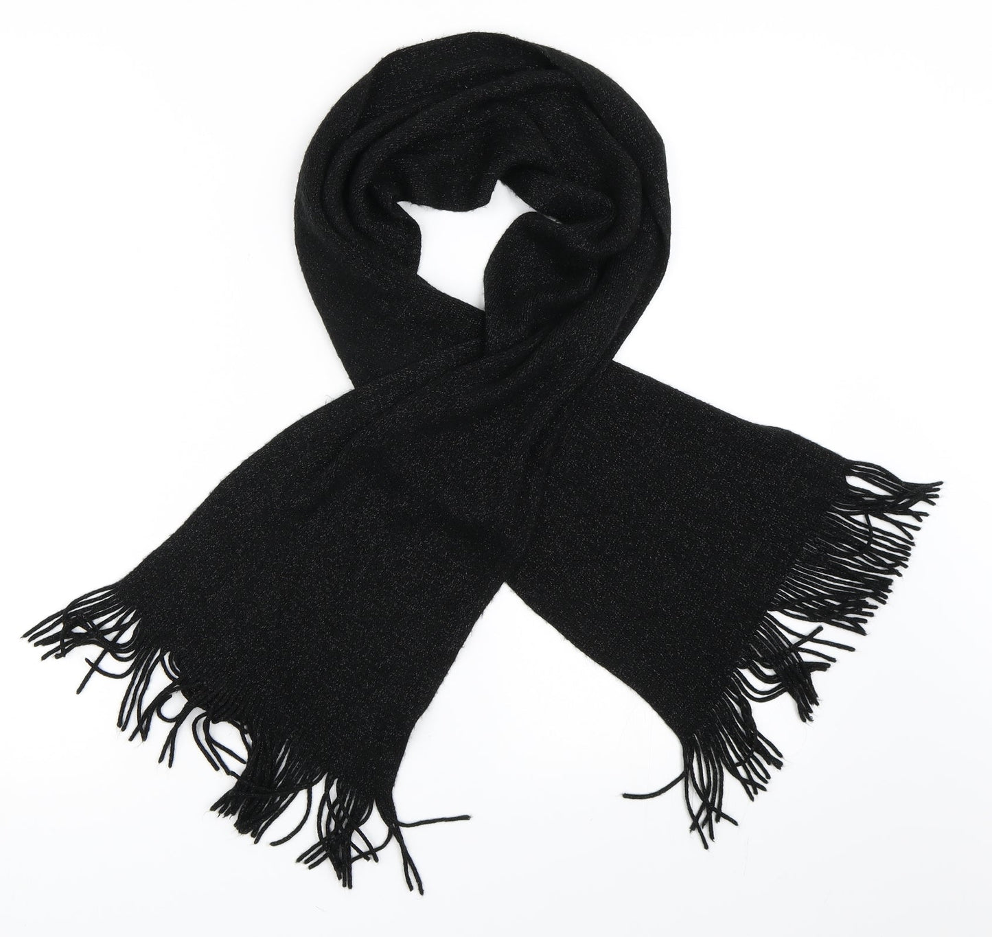 Preworn Womens Black Scarf