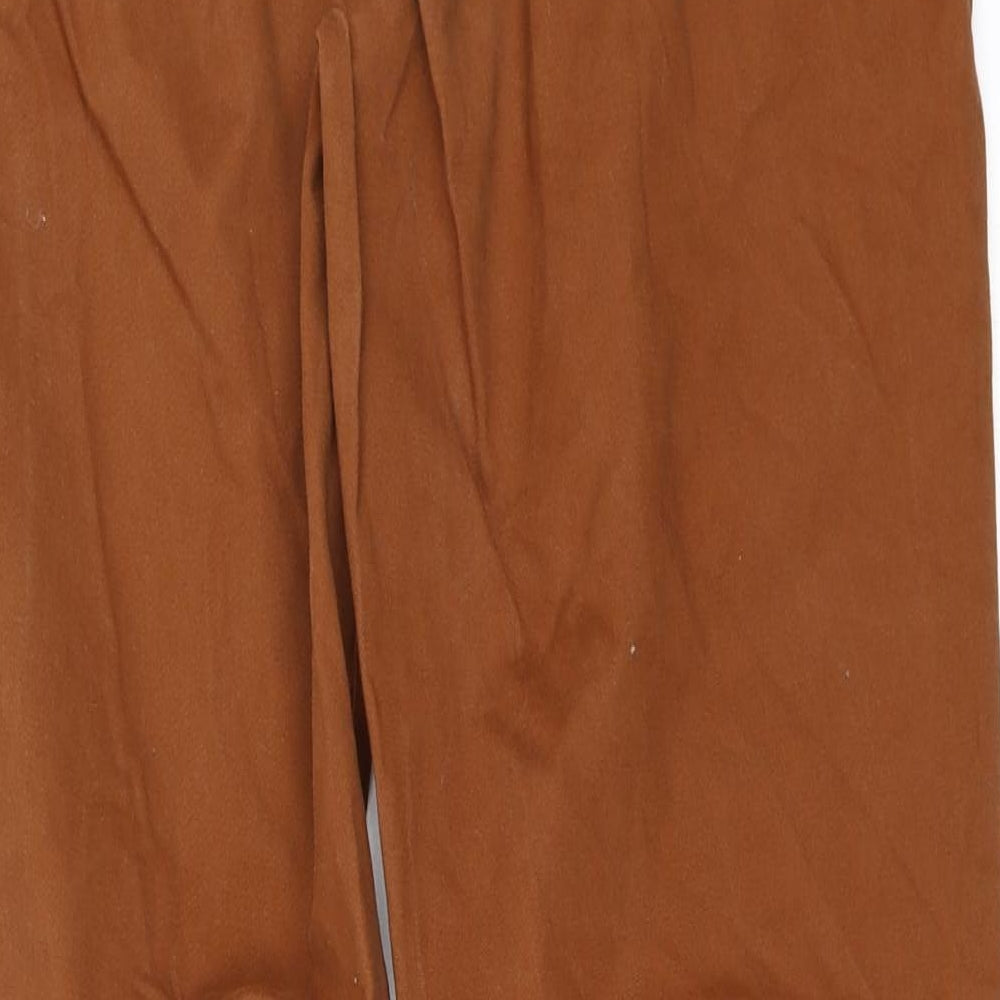 NEXT Womens Brown Chino Trousers Size 30 in L30 in