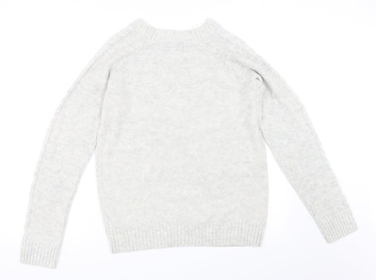 Aphorism Womens Grey Pullover Jumper Size 14