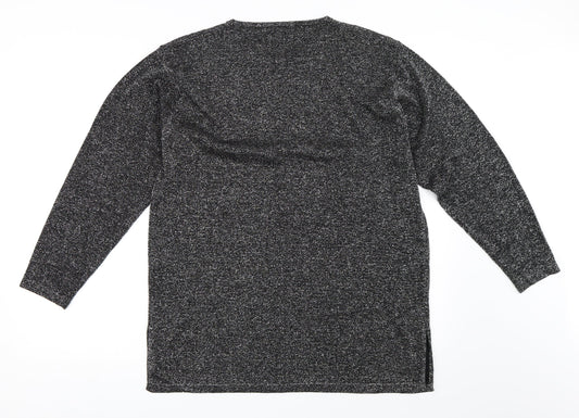 Fabrizo Womens Grey Pullover Jumper Size M