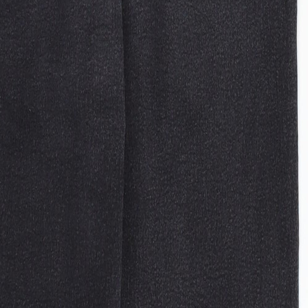 Brand and care label for Marks & Spencer women’s black denim jegging jeans, size UK 10, 25-inch leg