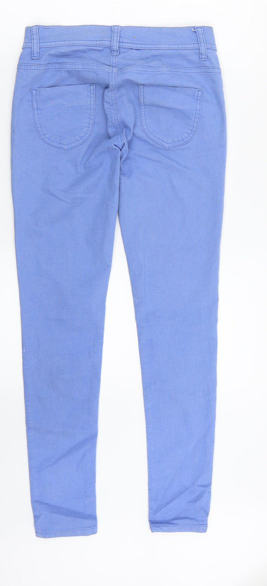 BENETTON JEANS Womens Blue Denim Skinny Jeans Size 26 in L28 in
