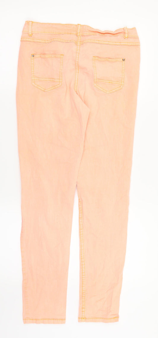 Life Time Womens Pink Trousers Size 12 L27 in