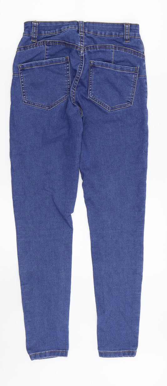 Denim. Co Womens Blue Denim Straight Jeans Size 8 L28 in