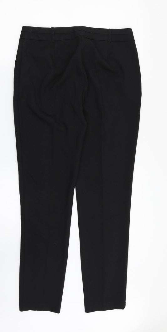 New Look Womens Black Dress Pants Trousers Size 12 L30 in