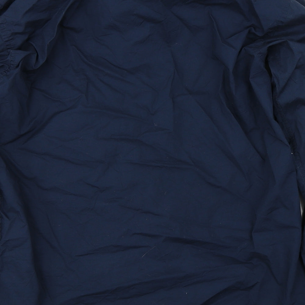 lyon becker Mens Blue Dress Shirt Size S