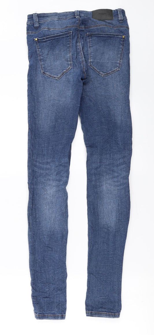 TRAFALUC Womens Blue Skinny Jeans Size 4 L30 in