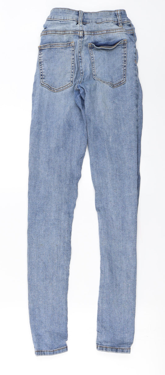 Jegging JANE Womens Blue Skinny Jeans Size XS L28 in