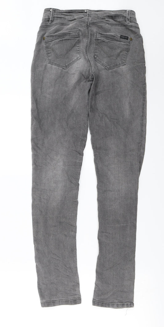 only Womens Grey Skinny Jeans Size XS L32 in