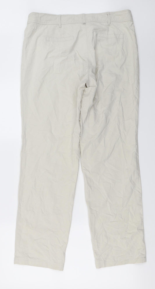 cosima by no1 Womens Beige Trousers Size 34 in L28 in