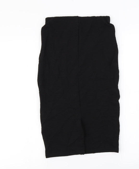 New Look Womens Black Bandage Skirt Size 8