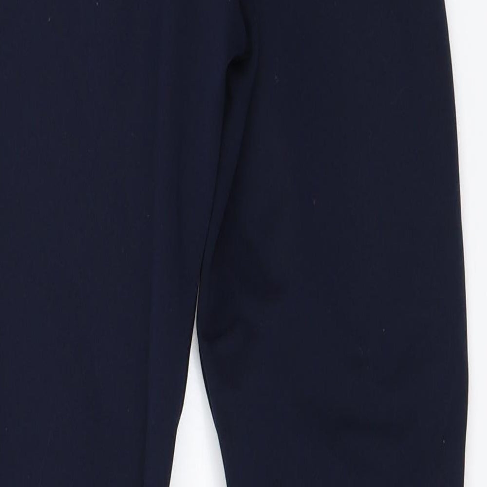 Brand and care label for St Michael girls’ blue jegging trousers, size 10, years