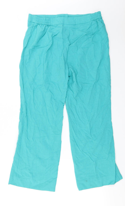 EWM Womens Gold Trousers Size 12 L22 in
