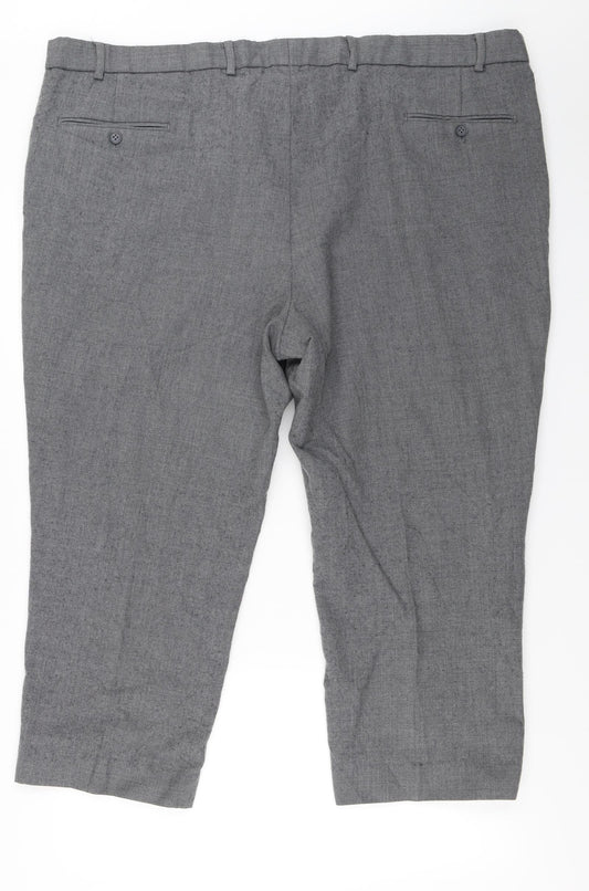wool blend Mens Grey Trousers Size 43 in L24 in