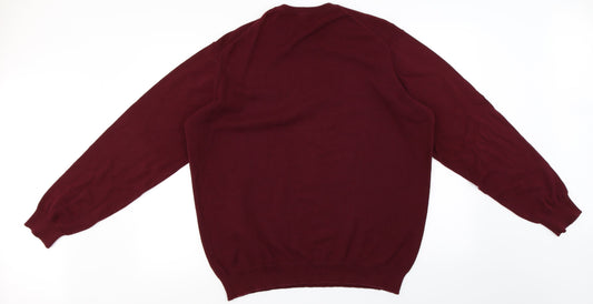Golf Co Mens Red Pullover Jumper Size L