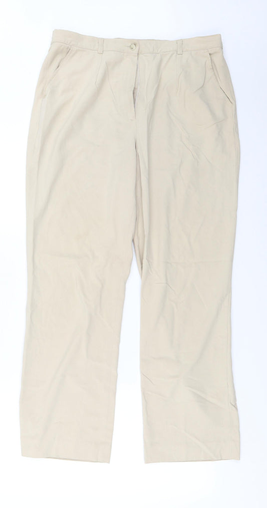 Rowland's  Mens Beige   Trousers  Size 30 in L25 in