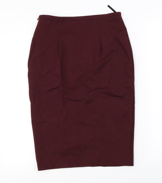 Marks and Spencer Womens Purple A-Line Skirt Size 10