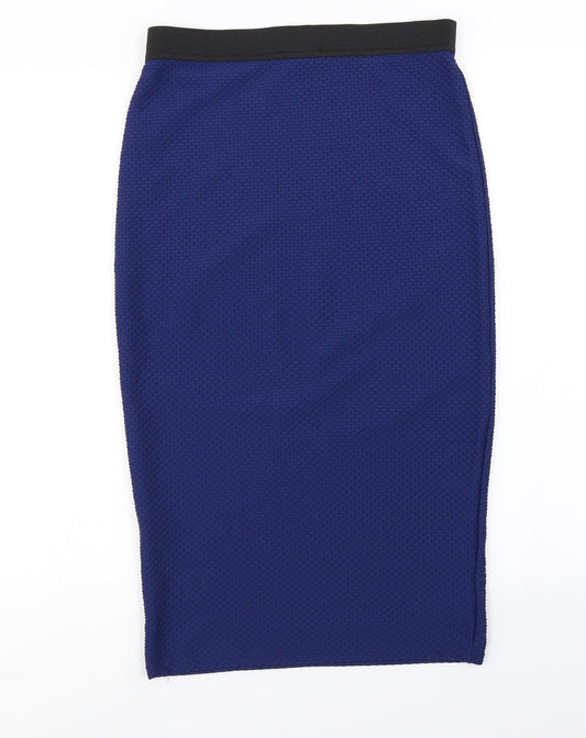 Select Womens Blue Bandage Skirt Size 12